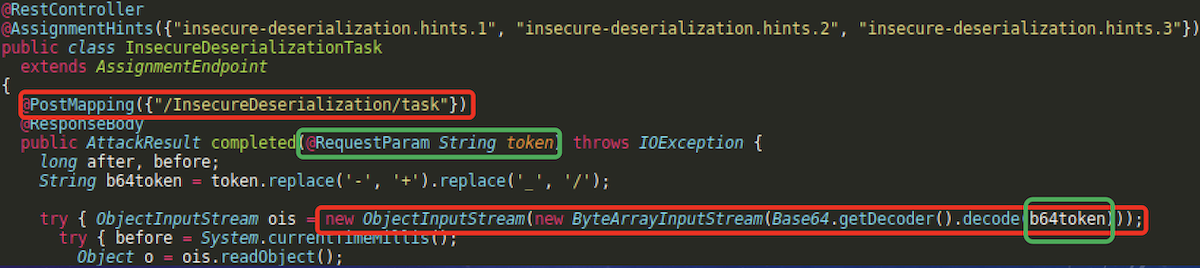 InsecureDeserializationTask